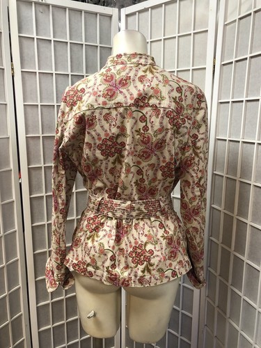 CharterClub,Woman,Spring Jacket Vintage,beige,Sz L,long sleeve,buttons,pockets.! - Picture 3 of 12