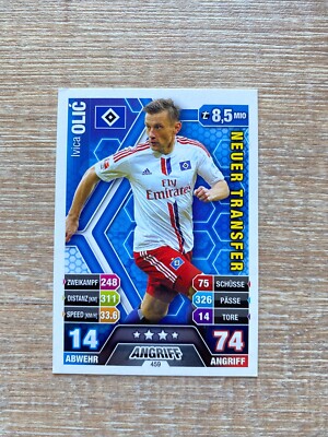Match Attax Extra 14/15 - 459 - Ivica OLIC- Neuer Transfer