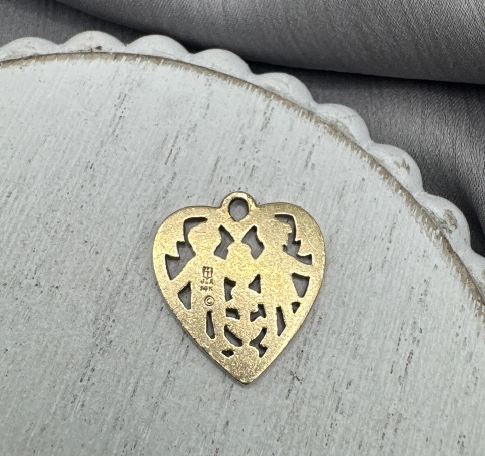 James Avery 14k Niño Retirado - Niña - Dije Corazón 4G Foto 2 de 4