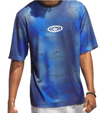 NEW MENS ADIDAS ORIGINALS ALLOVER POLYESTER JERSEY TREFOIL SHIRT MEDIUM IL2343