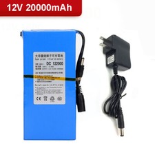 DC 12V 20000mAh DC 122000 Powerful Super Rechargeable Backup Li-ion Battery Pack