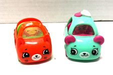 McDonald's Shopkins Cutie Cars Set of 2 Orange Rush Happy Meal Toys