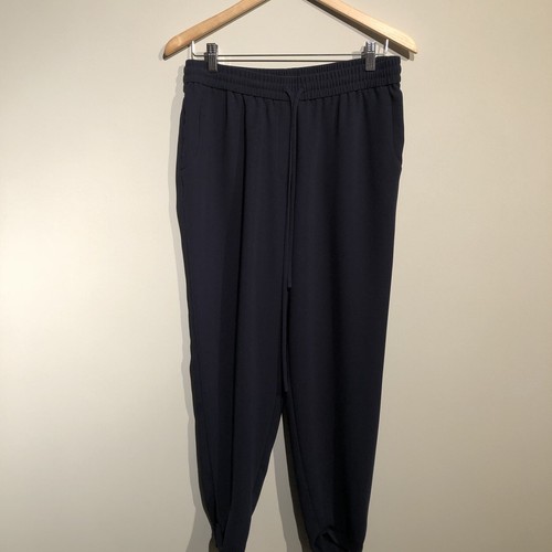 J. Crew Size 10 Navy Drapey Drawstring 