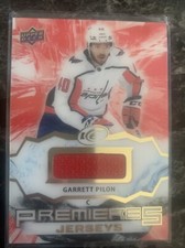 Garrett Pilon 2021-22 Ud Ice Hockey Premieres Jersey Patch