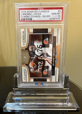 RARE Donruss Classic Combos Jim Brown/Groza #3 (212/250) GEM MINT 10 - *POP 1*