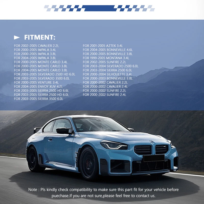 Kit de motor paso a paso calibre de racimo de 6 piezas, 10 bombillas de bonificación de 4,7 mm para Chevy de 6 GM y GMC Foto 2 de 4