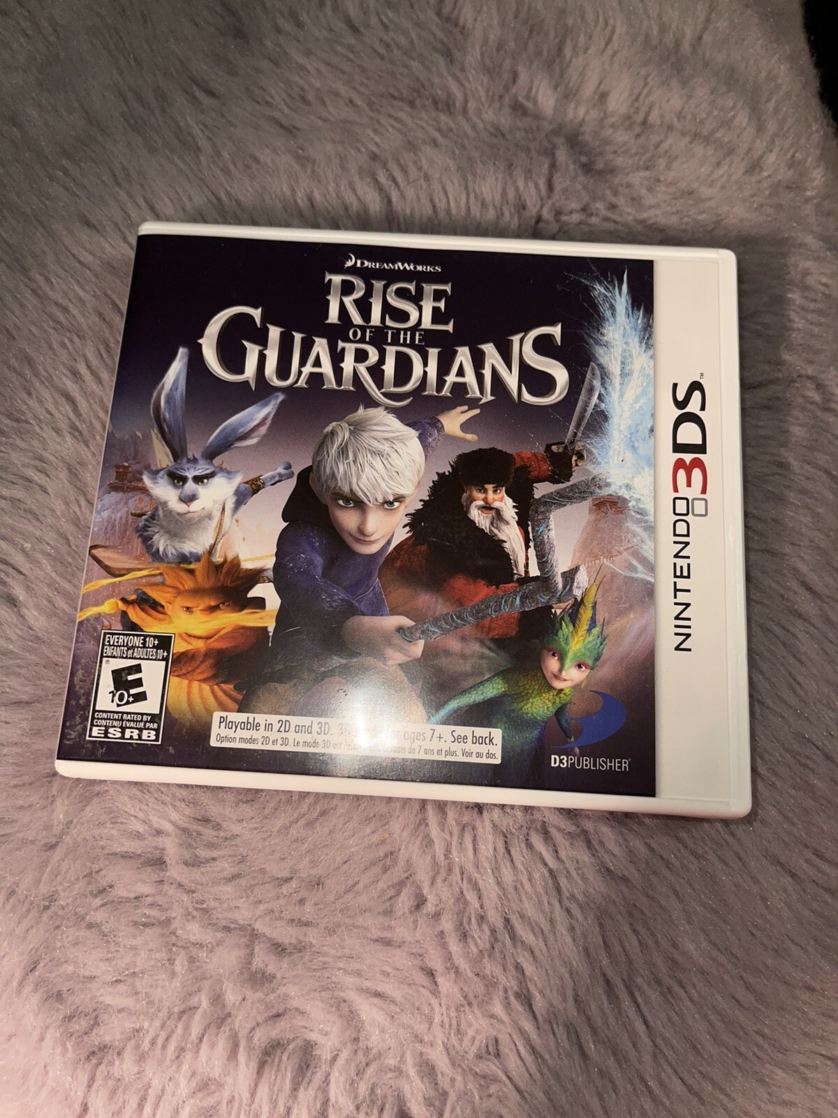 Rise of the Guardians (Nintendo 3DS, 2012) Includes Case, Booklet,