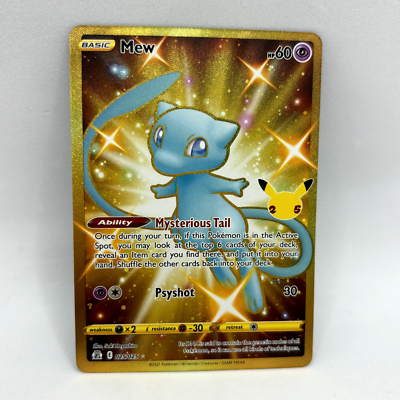 サプライ・アクセサリ・グッズ rare mew card and mystery Pokemon cards Pokémon TCG Mew Crown Zenith: Galarian Gallery GG10/GG70 Holo Holo