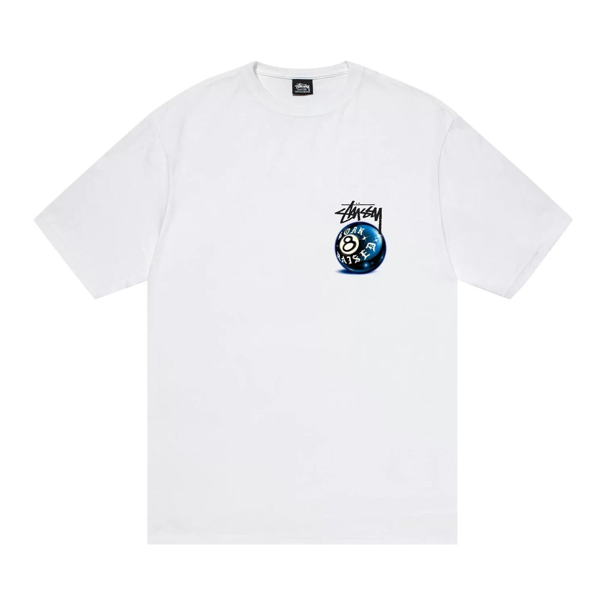 Stussy Born X Raised 8 Ball Tee Size - M - BRAND NEW W/TAGs Stussy Born X Raised 8 Ball Tee Size - M - BRAND NEW W/TAGs