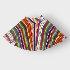 Vtg Ralph Lauren Full Circle Skirt  2  Striped Pockets  Nautical Maximalist