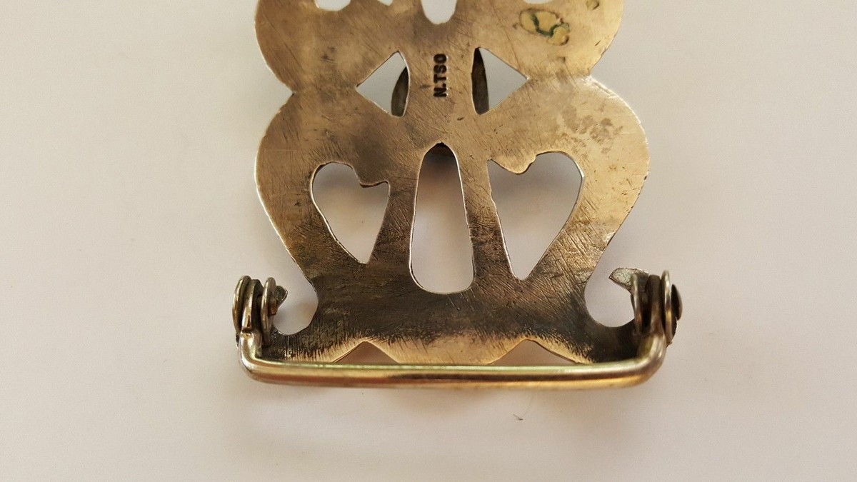 Nellie Tso Navajo signed sterling silver sand cast belt  display picture 1