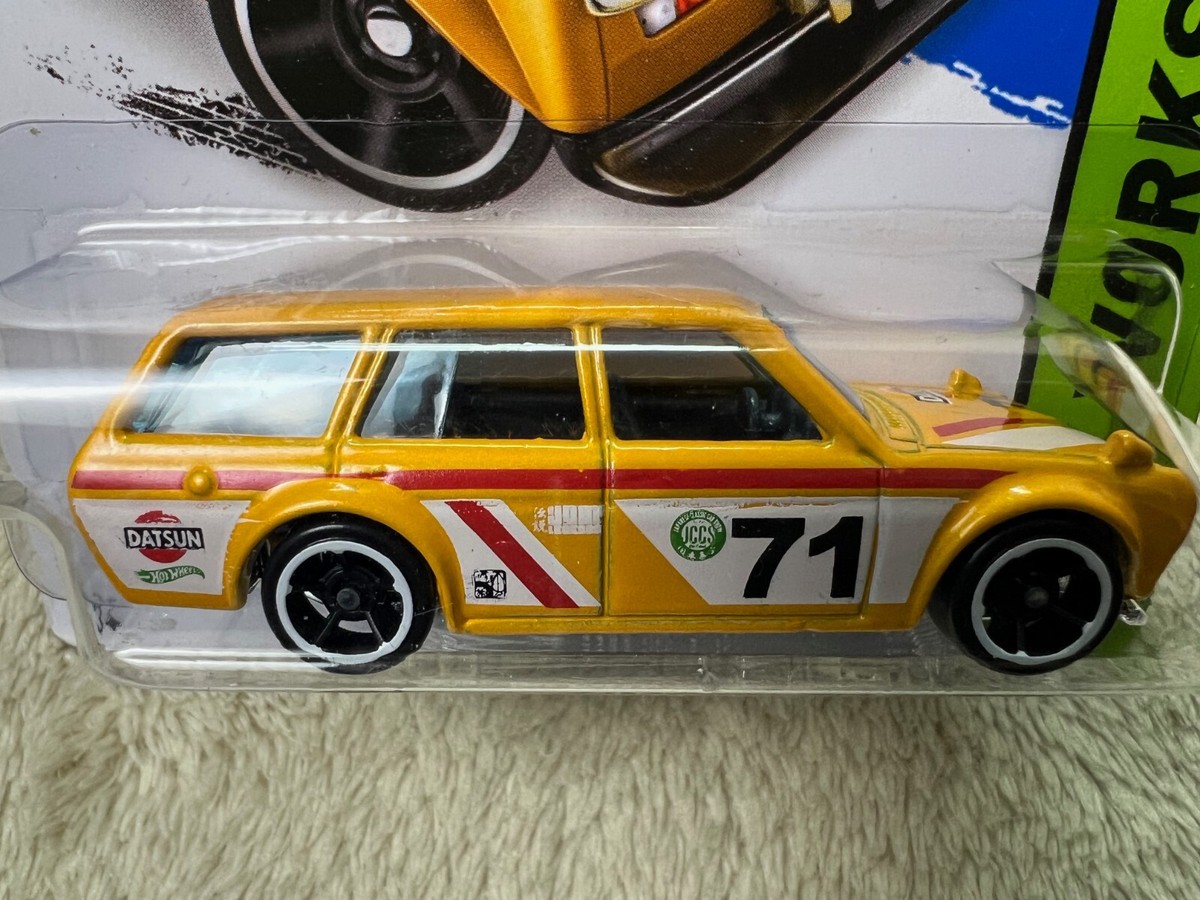 🔥🔥Hot Wheels HW Workshop Series Yellow '71 Datsun 510