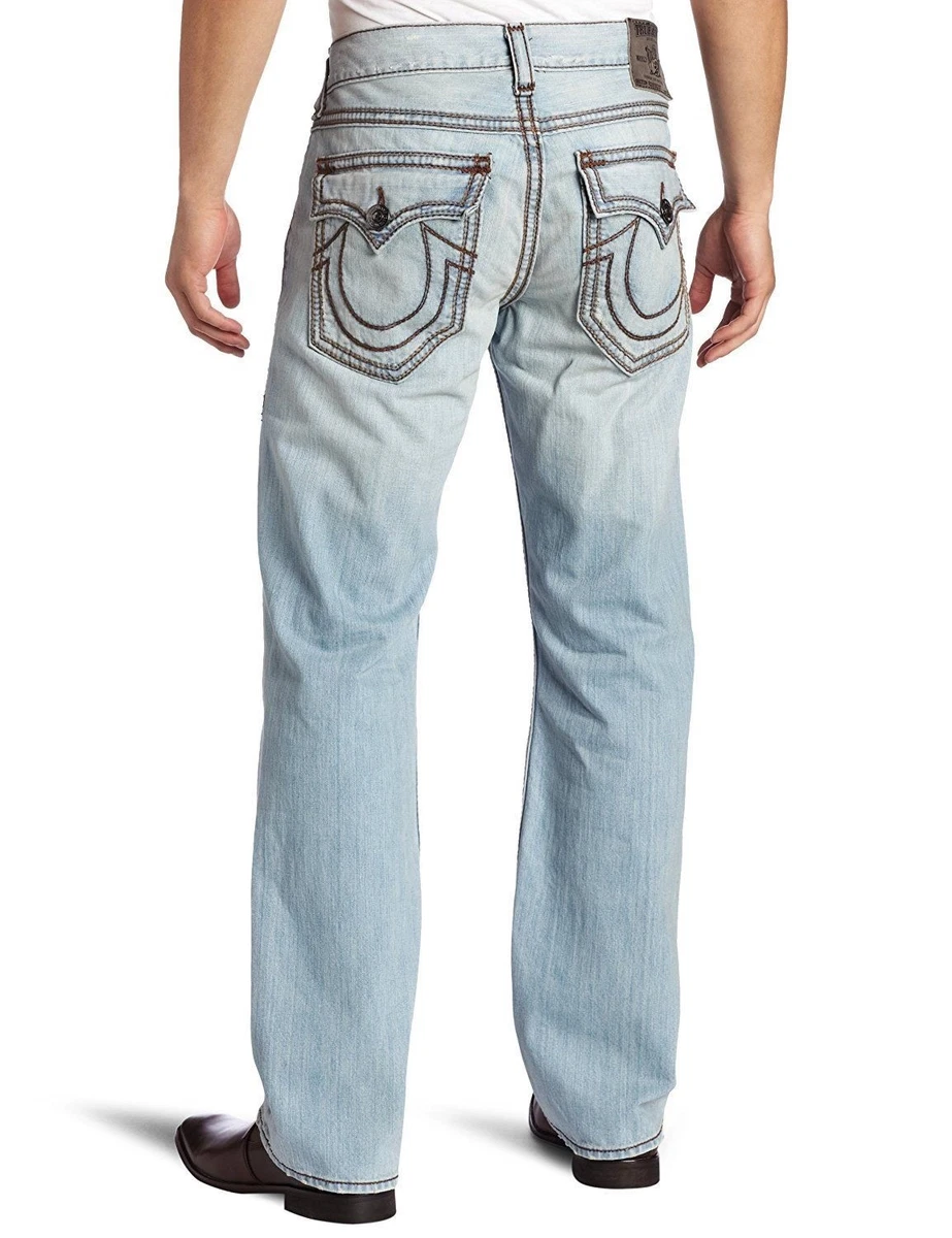 True Religion Jeans Men's RICKY Big QT TULSA light wash New M24859GBQT2
