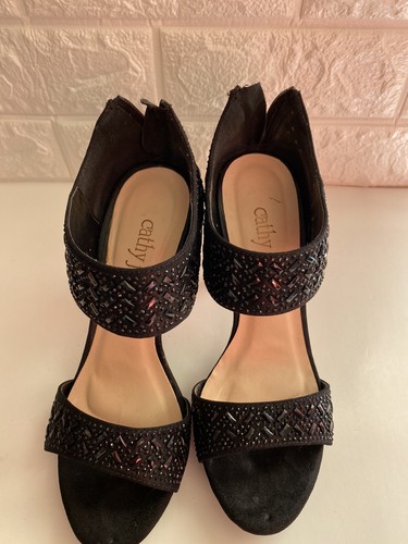 CATHY JEAN Black Rhinestone Glitter 