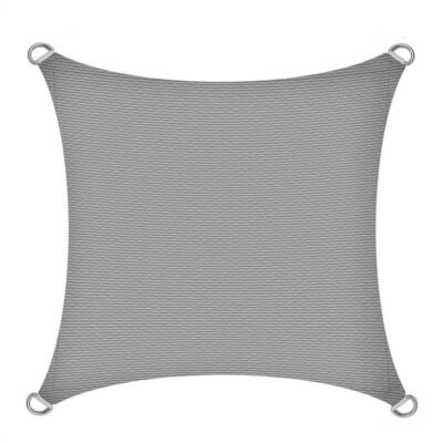 Sonnenschutzsegel Schattenspender Sonnensegel 4 x 4 m Segel HDPE grau Quadrat