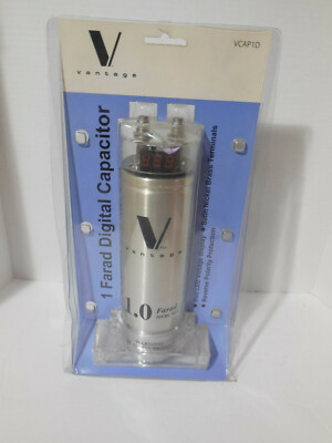 New T-Spec Capacitor 1 Farad Capacitor with Red LCD meter Spl  High Power 1000W