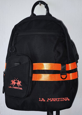 LA MARTINA Backpack Abiel Synthetic Fabric Rucksack Bag NEW TAGS