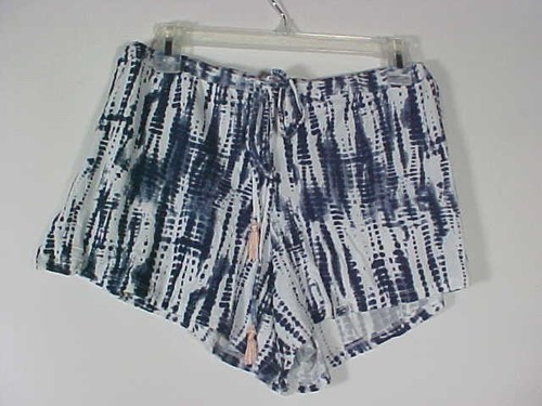 Jessica Simpson 2 pc Lingerie Cami & Shorts Navy & White Tie Dyed Set NWT Sz L - 第 5/6 張圖片