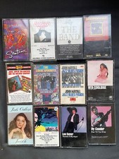 Lot of 70s Classic Rock Pop Cassettes Steppenwolf Janis Joplin The Band Santana