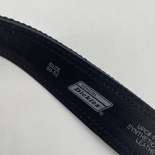 Dickies Herren Gr. 50-52 Schwarz Nylon Arbeitsgürtel mit Rollschnalle Lederbesatz - Bild 6 von 10