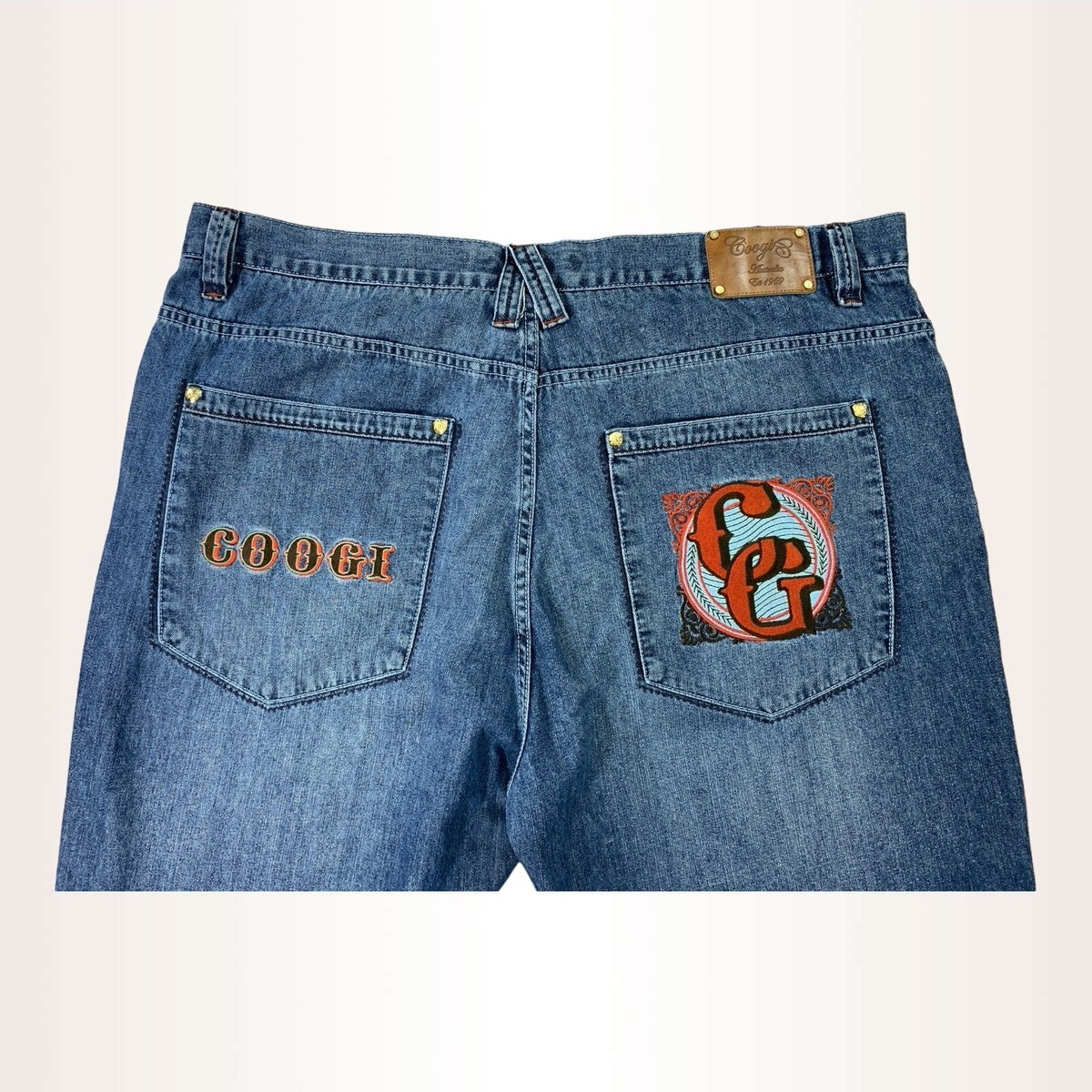 USA古着COOGI クージー BAGGY ワイド B系 Y2K デニムパンツ USA古着COOGI クージー BAGGY ワイド B系 Y2K デニムパンツ