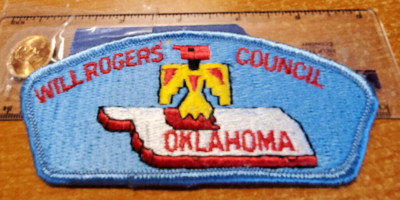 BSA Will Rogers Council, Oklahoma CSP S-2 dull blue background (moww)