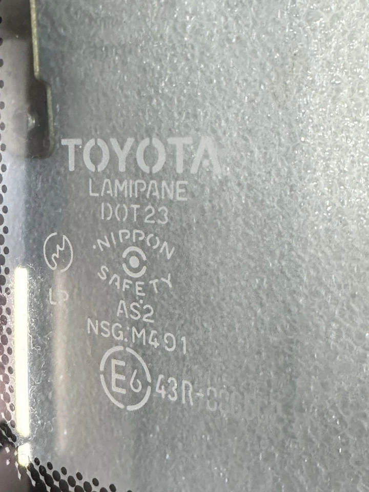 1994 TOYOTA PREVIA FRONT SUNROOF GLASS WINDOW Foto 2 de 4