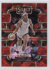 2024 Panini Select WNBA Concourse Red Ice Prizm Jackie Young #38 12zl