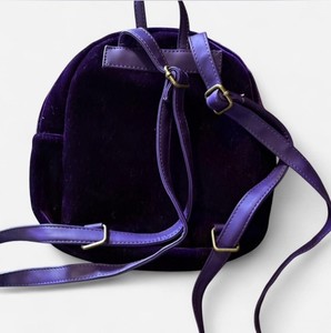 Loungefly Disney Ursula Purple Velvet Backpack Loungefly Disney Villains Scene Ursula Mini Backpack - 707  main image 2