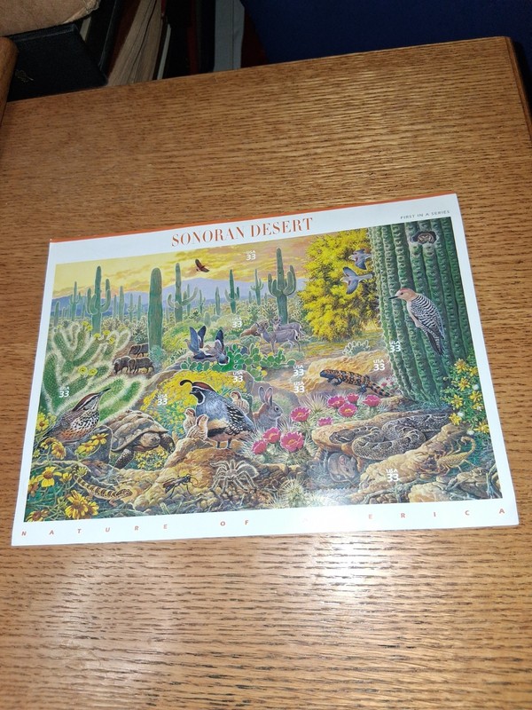 SL 2343/ Sonoran Desert Stamp Sheet MNHOG us stamps collections lots