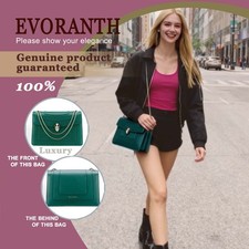 Bvlgari Serpenti Froever Leather Green Calfskin Chain Leather Shoulder Bag