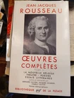 JEAN JACQUES ROSSEAU OEUVRES COMPLETES TOME II BIBLIOTHEQUE DE LA PLEIADE