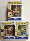 Lot of 3 FUNKO POP! Toy Story X Tiny Tan BTS V Jin RM Woody LOTSO Alien 429 434