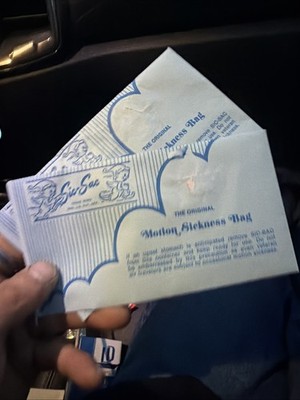 Vintage - The Original SIC-SAC Motion Sickness Plastic Bag with Envelope