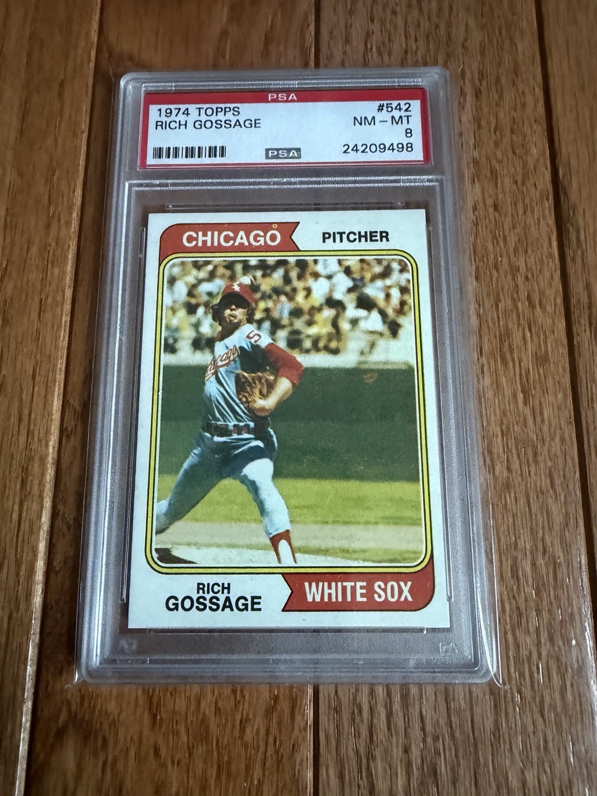 PSA 8 1974 Topps #542 Rich Goose Gossage