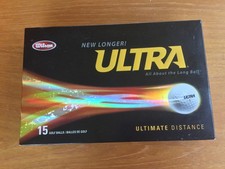 Wilson Ultra 15 Pack Ultimate Distance golf balls 5 Sleeves- NEW -UNOPENED