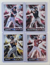 [4] WALKER JENKINS BROCK WILKEN 2024 BOWMAN CHROME DRAFT PLASMA Q7046