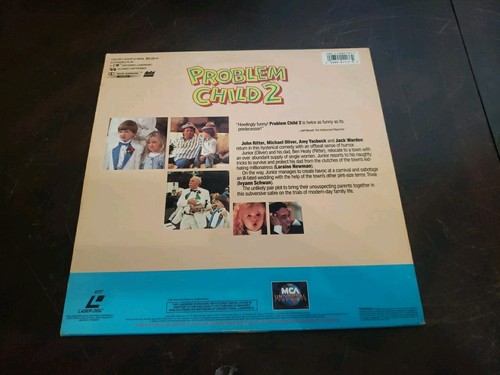 Problem Child 2 Laserdisc RARE 1991 John Ritter Comedy Parenting He's Bad Y3 - Picture 7 of 19