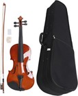 Acoustic Violin, Full Basswood 4/4 Full Size Starters Violin with Triangular Cas