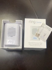 Ring Wi-Fi Chime Doorbell Outlet Plug-In, White, 1st Generation 88CH000FC000