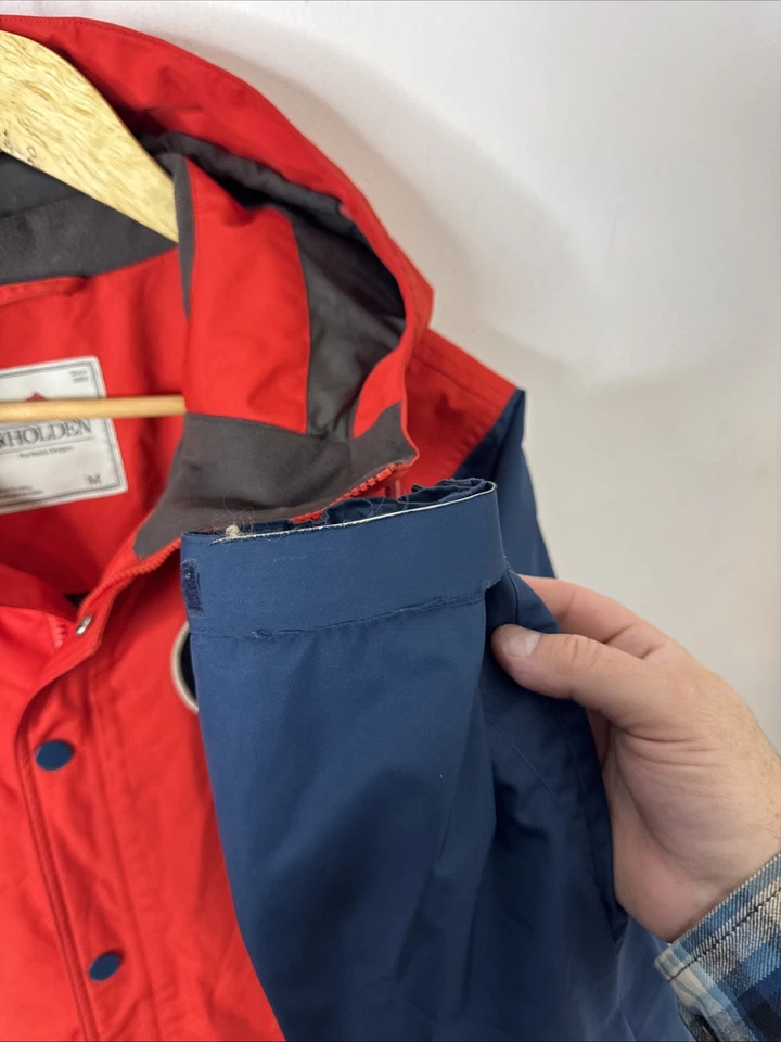 Holden Waterproof Ski Snowboard Jacket Red Blue Men’s M - Image 4 of 4