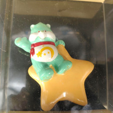 Vintage Care Bears Wish Bear Ceramic Figurine Star American Greetings Boxed Gift