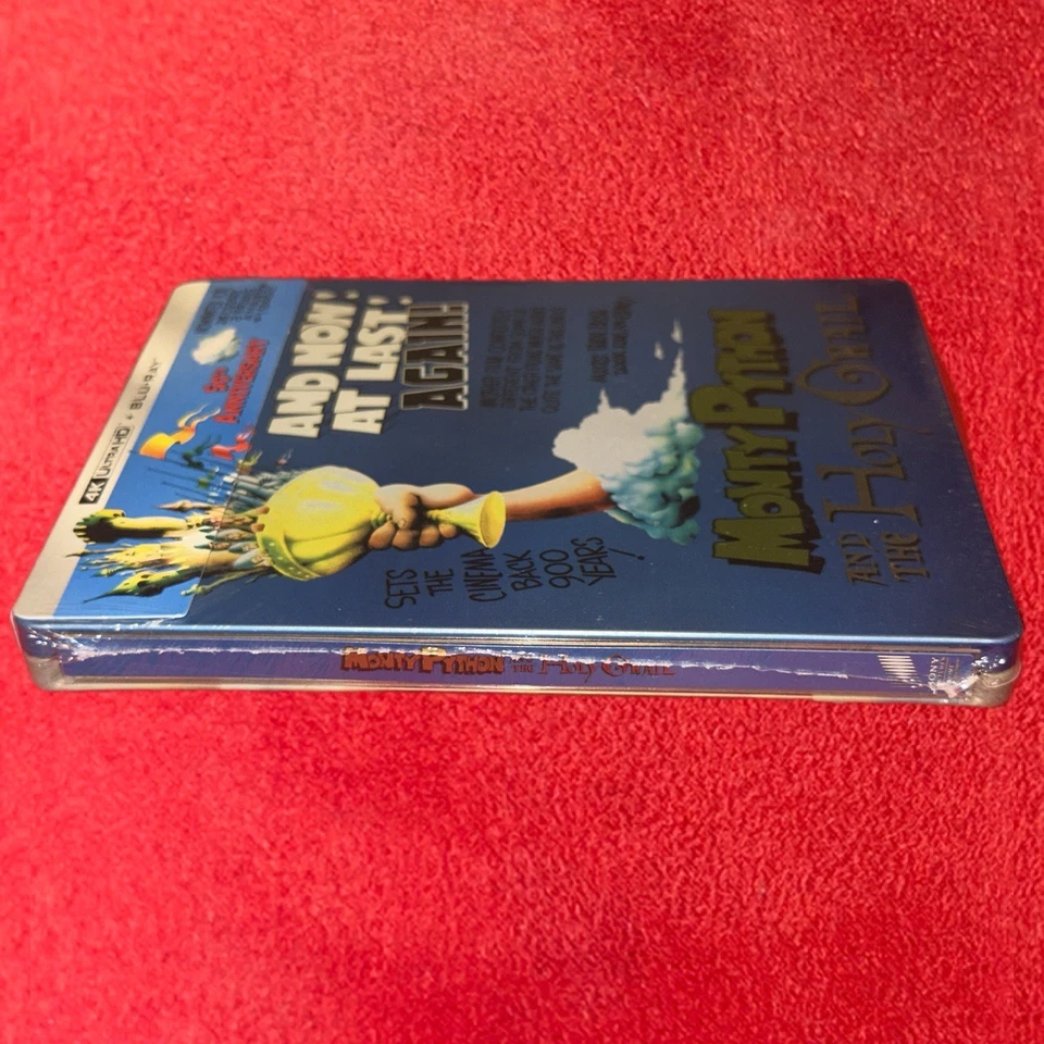 Monty Python And The Holy Grail STEELBOOK (4K Ultra HD UHD Blu-Ray +Blu-Ray) NEW - Image 2 of 3