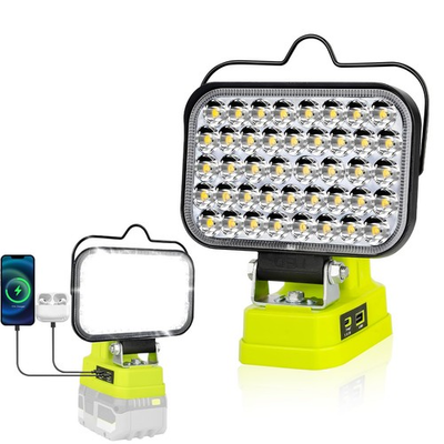 #ad #ad Ryobi 18V Work Light 84W 8000LM Cordless Floodlight USB C Charging $43.42