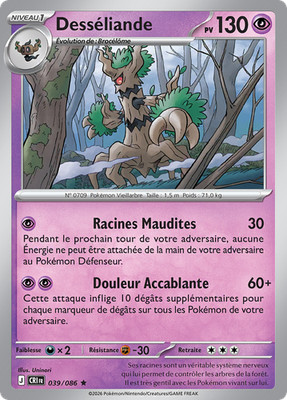 Pokemon Karte Desseliande 039/086 Holo Chaos Aszendent