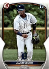 2023 Bowman #BP-4 Javier Osorio Detroit Tigers