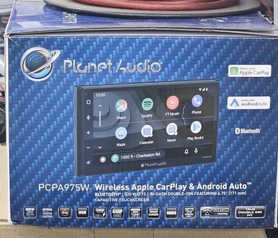 Planet Audio WIRELESS Apple CarPlay & Andriod Auto