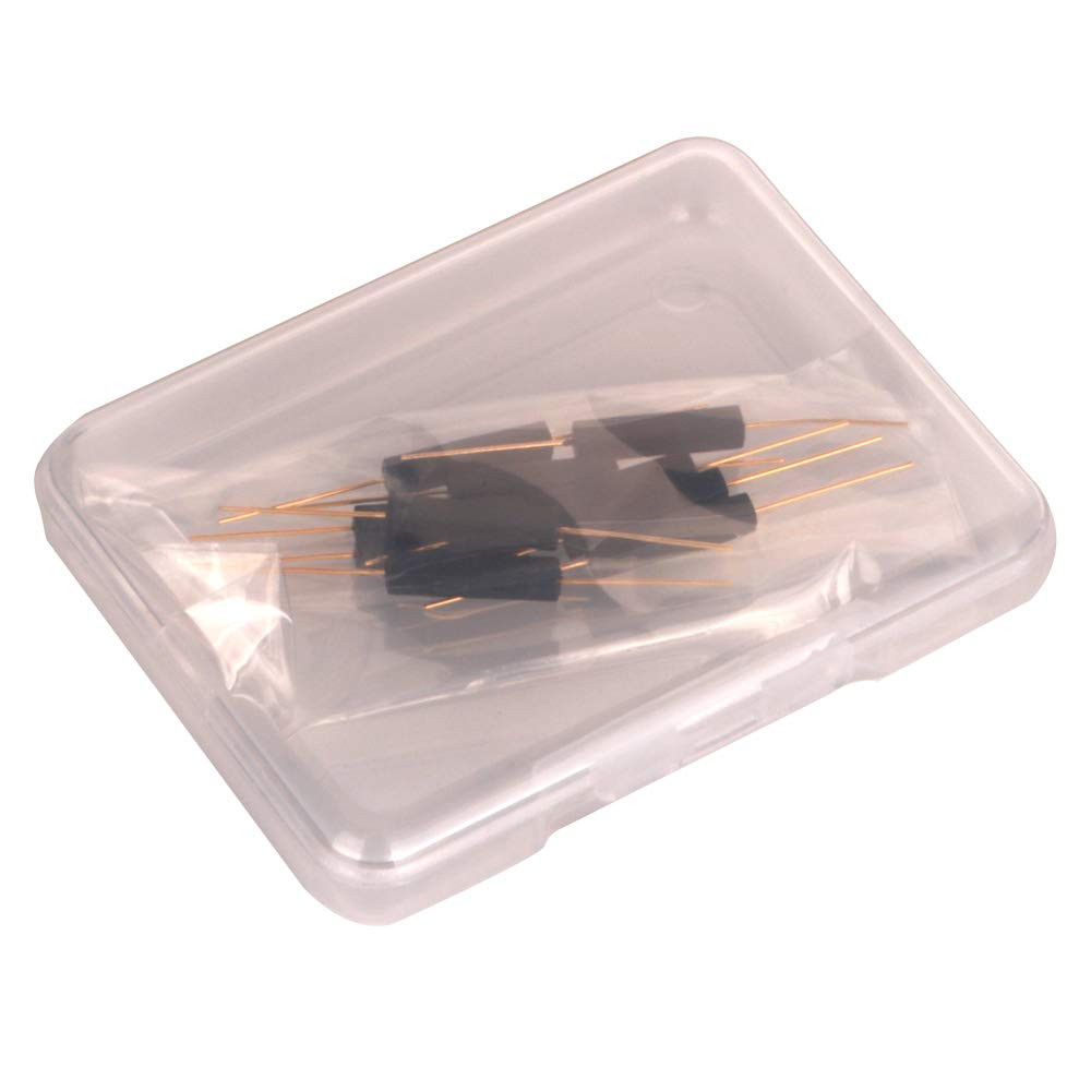10Pcs Plastic Reed Switch Reed Contact Normally Open (N/O) Magnetic Induction Sw