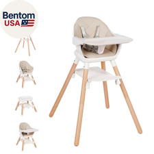 High Chair, 6 in 1 Wooden Convertible High Chairs for Babies and Toddlers, Boost