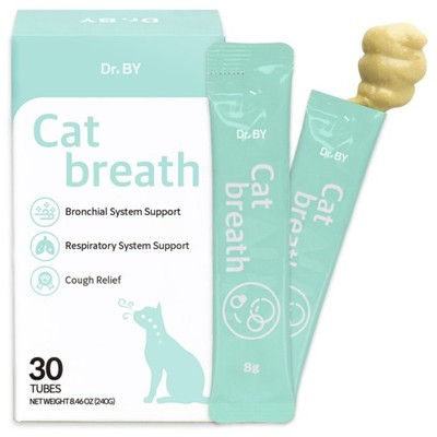 Dr.by Cat Breath Bronchial Supplements Cat Sneezing Treatment Asthma Cold Cou...